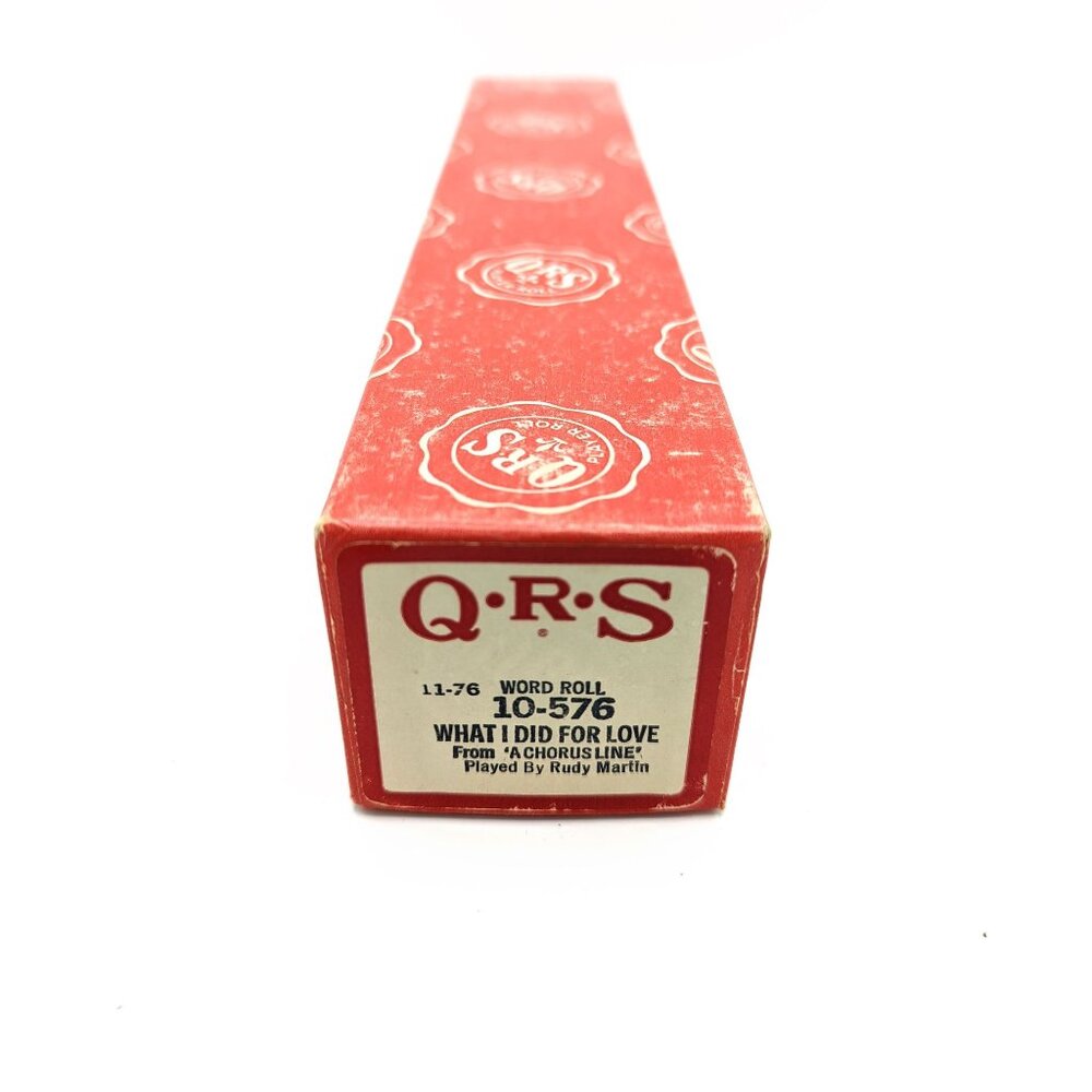 QRS Player Piano Roll Antique Music What I Did For Love A Chorus Line Musical